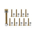 Pro-Parts 10PK 1501216MA Auger Shear Pins and Nut Bolt Kit for AYP Sears Craftsman Murray Snow Throwers Replaces 722130 88951MA 580239MA 90003943 ...