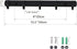 Ihomepark Coat Hooks Wall Mounted, Heavy Duty Metal 5 Coat Hanger Rack for Coat Hat Towel Purse Robes Keys Mudroom Bathroom Entryway (1 Pack, Blac...
