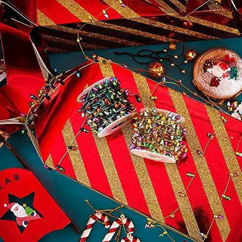 32.8 Ft Dollhouse Lights Fake Light String Dollhouse Decorations Miniature Light String for Christmas Crafts Furniture Accessories String Lights D...
