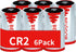 CR2 3v Lithium Battery 6 pack, CR15h270, cr2 battery, Long Lasting Power, High Performance for Range Finder, and more...