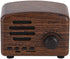 Wireless Bt Speaker, Portable Wooden Retro Desktop Speaker Bass Stereo FM Radio Speaker Support USB TF Card Fit for Travel Home Beach Bathroom Out...