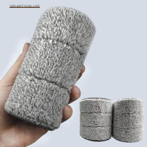 18 inch mop Pads Replacement 6 Pack mop Head Replacement Washable Microfiber Pads...