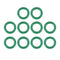 uxcell Fluorine Rubber O-Rings, 11mm OD 7mm ID 2mm Width FKM Seal Gasket for Machinery Plumbing, Green, Pack of 10...