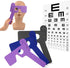 Medarchitect Ophthalmic Eye Occluder with 14 Holes for Ophthalmologists, Orthoptists and Optometrists to Eye Exam...