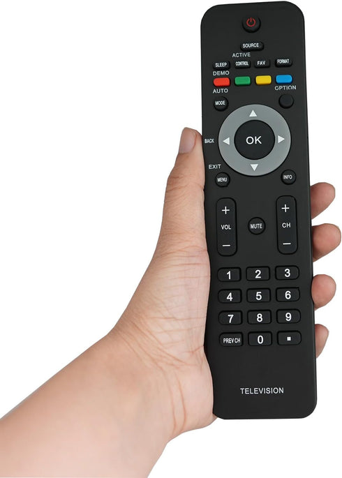 Replacement Remote Control for Philips TV 46PFL3706/F7 47PFL5603D/27 47PFL5603D/F7 52PFL5704D 52PFL5704D/F7...