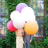 36 Inch Latex Round Black Balloons(Premium Helium Quality),Giant Balloons for Photo Shoot/Birthday/WeddingParty/Festivals/Event Decorations (6pcs ...