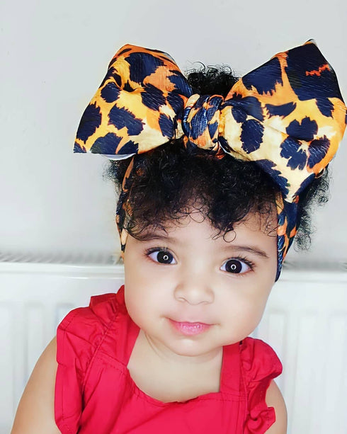 KIDOCHEESE Oversized Bows Baby Girl Headbands with Nylon Elastics, Large Hair Wraps and Accessories for Newborns, Infants, Toddlers...