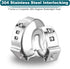 LOKMAN 50 Pack 3/4 Inch PEX Cinch Clamps, Stainless Steel Cinch Crimp Rings Pinch Clamps for PEX Tubing Pipe Fitting Connections (3/4 Inch)...