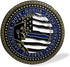 Police Challenge Coin Saint Michael Prayer Dog Tag Pendant Necklace...