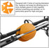 6Pcs Red Silicone Fishing Rod Storage Rack, Portable, Lightweight, Protects Fishing Rods...