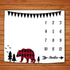 Baby Milestone Blanket, Plaid Bear Photography Background Prop for Neutral Newborn Baby Shower, Includes Wreath and Frame 47"x40" BTLSLY56...