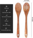 14 Inch Large Wooden Spoon for Cooking Mixing Spoon Serving Spoons Big Non Stick Wood Spoon Spatula Long Handle Spoon Stirring Cooking Spoon...
