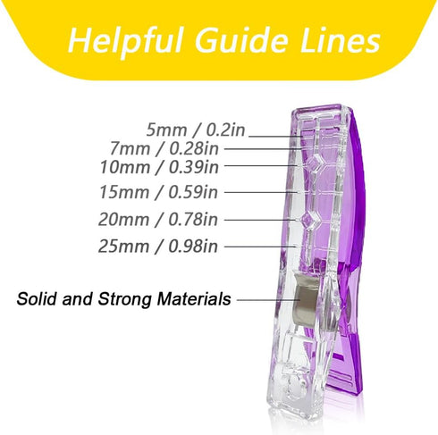Large Sewing Clips for Fabric and Quilting, KOLUPA Plastic Clips Fabric Clips Quilt Clips 30 Pcs, Sewing Notions for Sewing Quilting Supplies Craf...