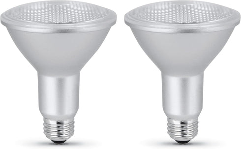 Feit Electric LED PAR30L Bulbs, 75W Equivalent, Dimmable, 3000K Bright White, 750 Lumens, 22 Year Lifetime, E26 Base, PAR30 Flood Lights, Spotligh...