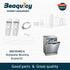 Beaquicy 5001DD4001A Dishwasher Mounting Bracket Kit - Replacement for L-G Dishwasher - This kit includes 2 mounting brackets,2 wires,2 screws,a hose clamp, and instruction sheet