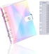 A6 Rainbow Soft PVC Notebook Cover, Refillable Paper PVC Binder, Loose Leaf Personal Planner Binder(A6,R)...