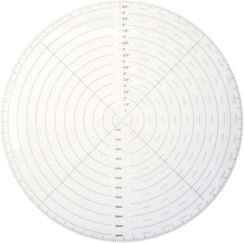 10" Round Center Finder Compass for Wood Turners Lathe Work, Clear Acrylic for Drawing Maker Circles, Wood Turning For Locating Center woodworking...