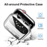 Haojavo 12 Pack Case with Tempered Glass Screen Protector Compatible for Apple Watch 44mm SE (2nd Gen) Series 6 5 4 SE, Full Hard PC Scratch Resis...