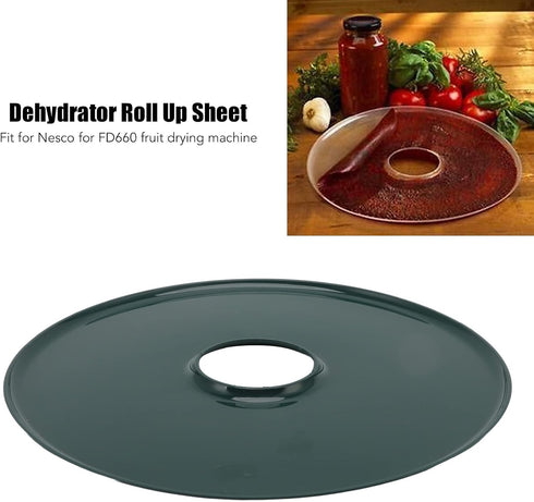 Food Dehydrator Water Tray Leather Plate Silicone Leak Proof Food Dehydrator Water Tray (Dark Green)...