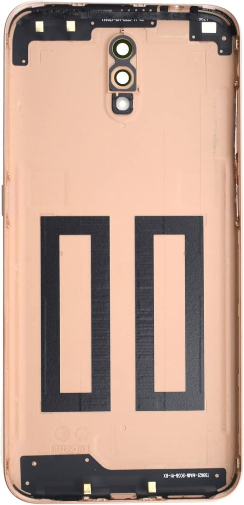 Gold Plastic Back Panel Cover Replacement for Nokia 2.3 with Volume Button Power Button Rear Camera Frame Rear Camera's Lens and Installation Inst...