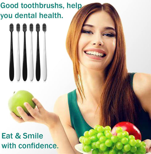 GoldDawn Extra Soft Toothbrush for Sensitive Teeth and Gums? Micro Fur Manual Toothbrush with 20000 Ultra Soft Bristle, Excellent Cleaning Effect?...