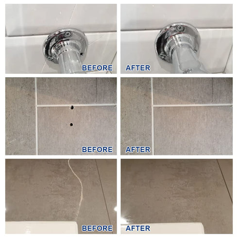 Porcelain Repair Kit, Sink & Tub Repair Kit(Ivory White), Quickly Fix Porcelain Sink Chips, Cracks, Holes and Scratchs - Super Strong Adhesion, fo...