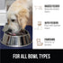 Gorilla Grip 100% Waterproof Raised Edge BPA Free Silicone Pet Feeding Mat, Dog Cat Food Mats Contain Spills Protects Floors, Placemats for Cats a...