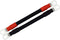 2PC 2 AWG Gauge Battery Power Inverter Cables,Tinned Copper Terminal,Good for Solar,Auto,RV,Motorcycle,Car& Marine (8 Inch,3/8 Lugs)...