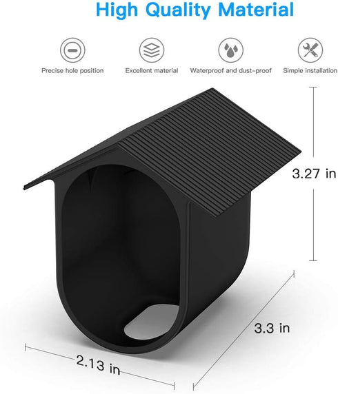 HOLACA Weatherproof Silicone Skin(3 pcs) for Arlo Ultra 4K Arlo Ultra 2 Arlo Pro 3,Arlo Pro 4 Sunproof Silicone Case Cover- Anti-Scratch Protectiv...