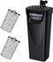 Aquarium Filter(3.5W), Fish Tank Filter, Turtle Tank Filter, Low-Water Filter for Small Fish Tank, Reptile Tank Up to 15Gallon, with 2 Cartridges(...