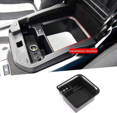 for Land Rover Range Rover Vogue/Sport 2013-2017 ABS Car Center Console Armrest Storage Box Phone Tray Glove Organizers Box,with Refrigerator...