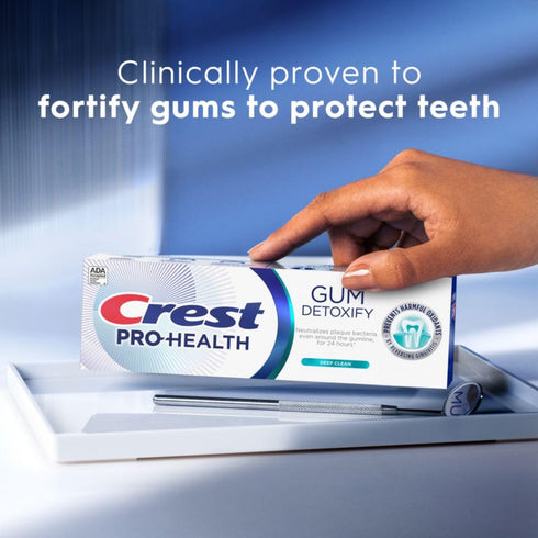 Crest Pro-Health Gum Detoxify Deep Clean Toothpaste 2.6 oz - Anticavity, Antibacterial Flouride Toothpaste, Clinically Proven, Gum and Enamel Prot...