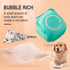 Awesome Pet Brushes Bath Massage Brush Shampoo Dispenser Dog Grooming Silicone Shower Brush For Cat Pets Bathing Product (green kawaii)...