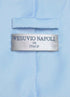 Vesuvio Napoli Solid BABY BLUE Color NeckTie & Handkerchief Men's Neck Tie Set...