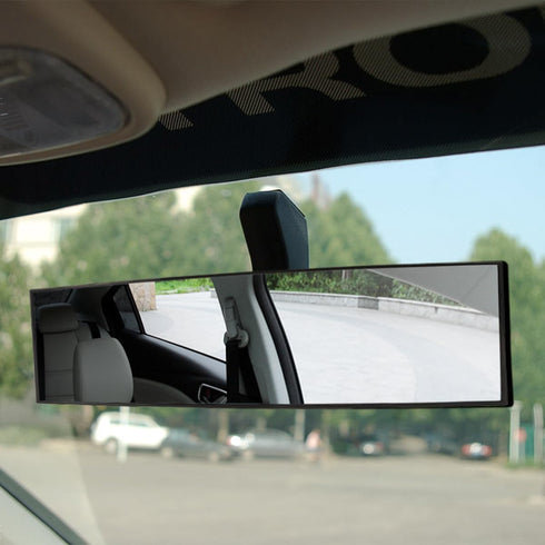 Rear View Mirror for Car, 12.1 inch Interior Clip-on Panoramic Convex Rearview Mirrors, HD Anti Glare Wide Angle and Reduce Blind Spot, Universal ...