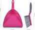 Dustpan and Brush Set, Multipurpose Floor Cleaner, for Home Office, Small Broom-2Count...