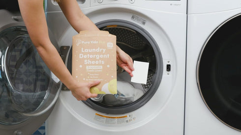 Laundry Detergent Sheets - 36 Sheets (up to 72 Loads) - Fresh Linen Scent - Ideal for Sensitive Skin, Baby Clothes, Travel, & Dorm Living, Eco-Fri...