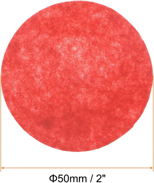 100pcs Round Felt Circles, 50mm 2" Pre Cut Felt Craft Pads Non-Woven Mini Felt Fabric Circles for DIY Sewing Handcraft Cut Projects Craft Finishin...