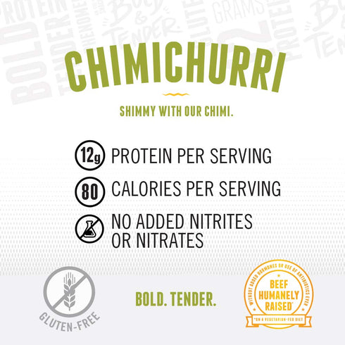 Perky Jerky Chimichurri Wagyu Beef Jerky, 8oz - Antibiotic Free - 12g Protein - Keto Paleo - 100% U.S. Sourced - Handcrafted, Tender Texture, Bold...