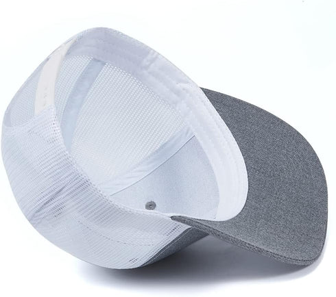 Quanhaigou Trucker Hat - Mesh Snap Back - Unisex Adjustable Baseball Cap - Outdoor Hats for Men Women...