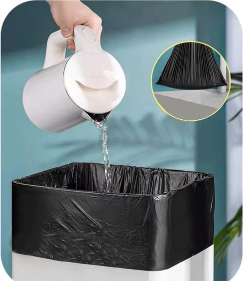 60 Count Small Trash Bag,2.6 Gallon Black Trash Bag for Bathroom Living Bedroom Kitchen Office Car (60)...
