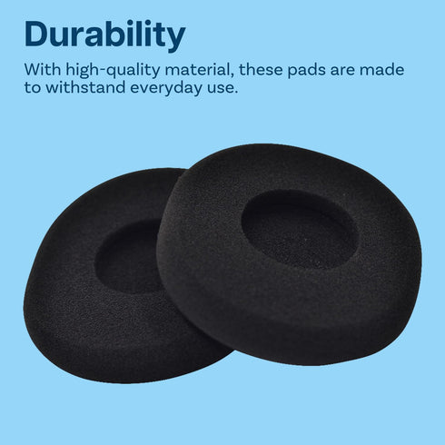 Ear Pads Replacement for Logitech H800 Headphone by MMOBIEL - Sponge Ear Pad Cushions - Earpads Replacement – Black......