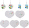 5Pcs Letter/Number/Sign Silicone Mold Mixed Shape Cabochon Resin Molds for Nail Art Ornament Epoxy Resin Handicrafts DIY Making Supplies...