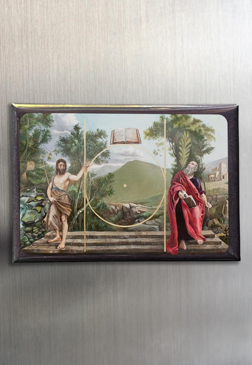 Holy Saints John Masonic Refrigerator Magnet...