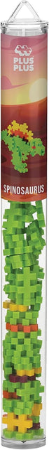PLUS PLUS - Spinosaurus Dinosaur - 70 Piece, Construction Building STEM/STEAM Toy, Interlocking Mini Puzzle Blocks for Kids, Mini Maker Tube...