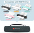 Phomemo M08F Tattoo Printer Gray Case, Portable Bag Waterproof Compatible with M08F/P831/TP81/TP83, PJ762/PJ763MFi, MT800/MT800Q Portable Thermal ...