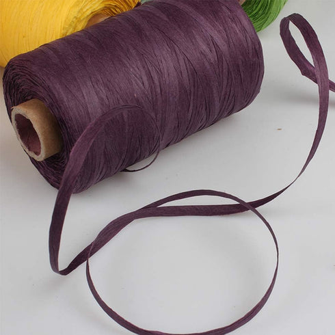 316Yard Rayon Raffia Paper Yarn Crochet Brown Raffia Ribbon Knit Summer Sun Hat Beach Bag Craft Yarn DIY Decoration Raffia Yarn......