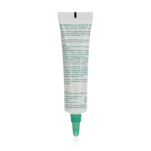 Dr. Talbot's Soothing Gel for Sore Gums with Silicone Massaging Toothbrush - 2-Piece Set...