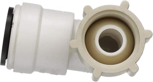 Watts AquaLock P-635 CTS Quick Connect Female Swivel Elbow Connection for Water Plumbing Lines, White, 1/2 Inch...