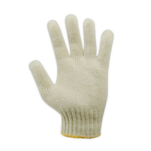 MAGID KnitMaster Standard Weight Machine Knit Gloves, 12 Pairs, Men’s Size 8/M, Natural, T193...